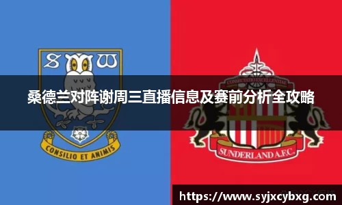 桑德兰对阵谢周三直播信息及赛前分析全攻略